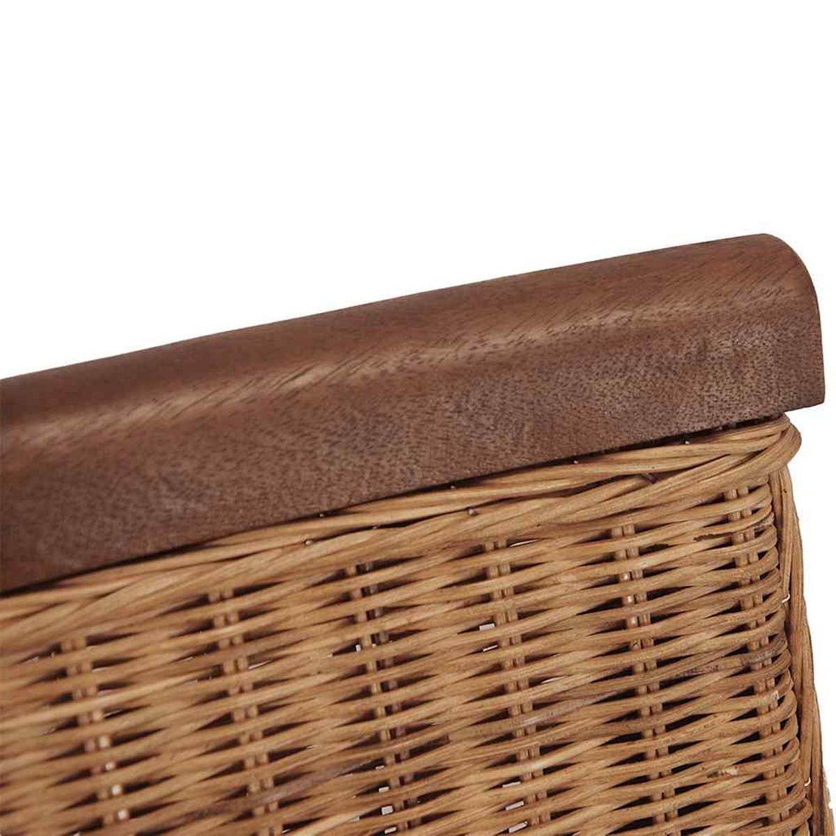 ESSZIMMERSTUHL für den Außenbereich, 4er set, 47/50/97 cm, aus Mango und Rattan, in Braun - Braun, Naturmaterialien/Holz (50/97/47cm) - vidaXL