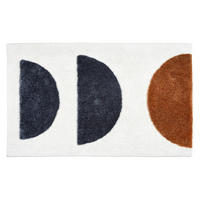 BADTEPPICH Braun, Schwarz, Weiß 60/90 cm  - Schwarz/Braun, Basics, Textil (60/90cm) - Schöner Wohnen