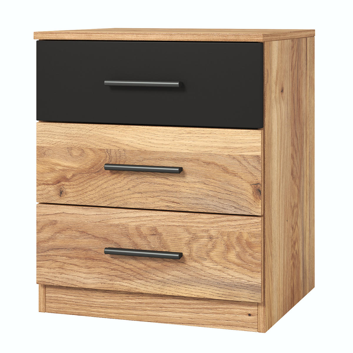 NACHTTISCH BETTINA 45/46/41 cm Eichefarben - Eichefarben, Holzwerkstoff (45/46/41cm) - MASSENO