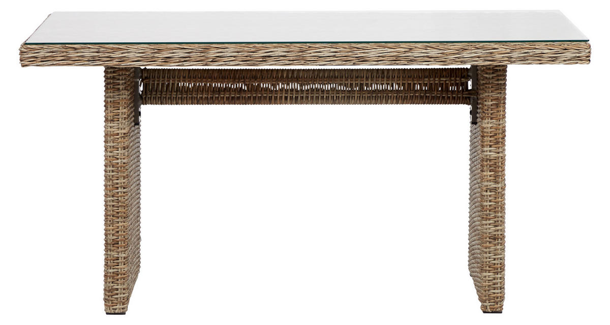 GARTENTISCH Holz - Braun, Holzwerkstoff (76/142/68cm) - ebuy24