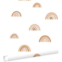 TAPETE Regenbogen 53 cm x 10.05 m - Weiß, Papier (53/0.1cm) - ESTAhome