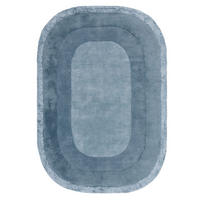 TEPPICH handgetuftet RINGO Blau 160 x 230 cm - Blau, Naturmaterialien (160/230cm) - Novatrend