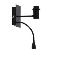 WANDLEUCHTE Regina Schwarz 20/11/35 cm - Schwarz, Metall (11/35/20cm) - Light & Living