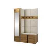 GARDEROBEN-SET Orion X - Creme/Eiche Artisan, Holzwerkstoff/Kunststoff (124/186/46cm) - MIRJAN24