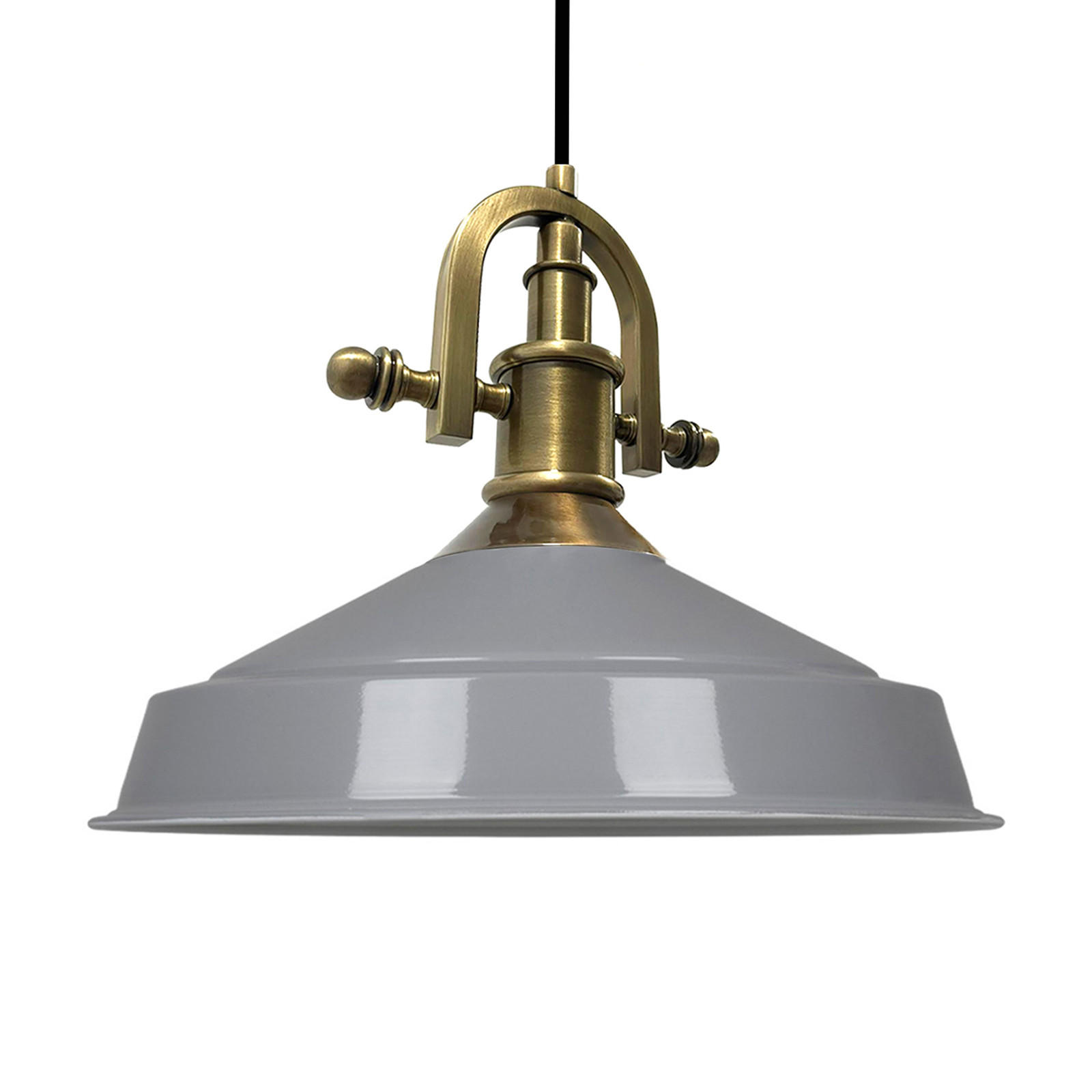 PENDELLEUCHTE Asletl-Marine - Grau/Grün, Metall (41/41/28cm) - Bamyum