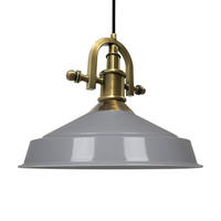 PENDELLEUCHTE Asletl-Marine - Grau/Grün, Metall (41/41/28cm) - Bamyum