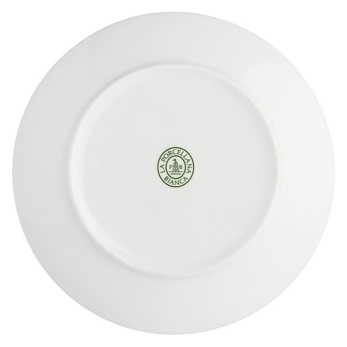 TELLER Weiß 20/20/2 cm P00420003CZ - Weiß, Keramik (20cm) - La Porcellana Bianca 