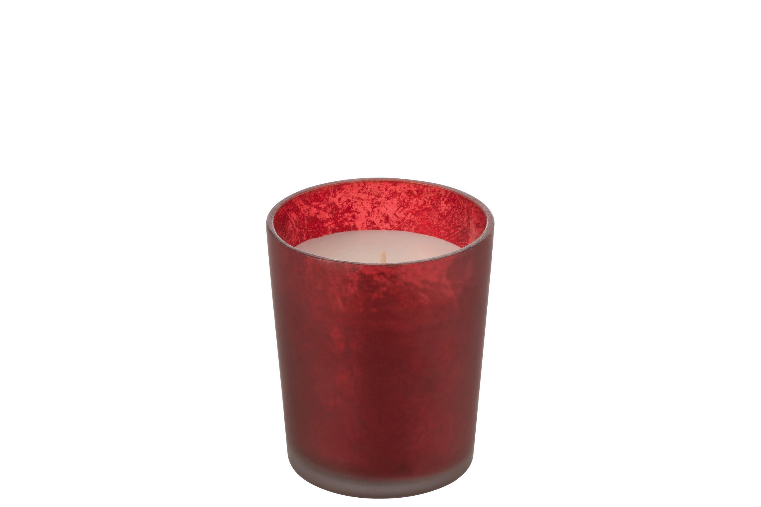 DUFTKERZE M-CHIC - Glas - Rot - S - 48 Std. - Rot, Glas (10/11.5cm) - J-Line