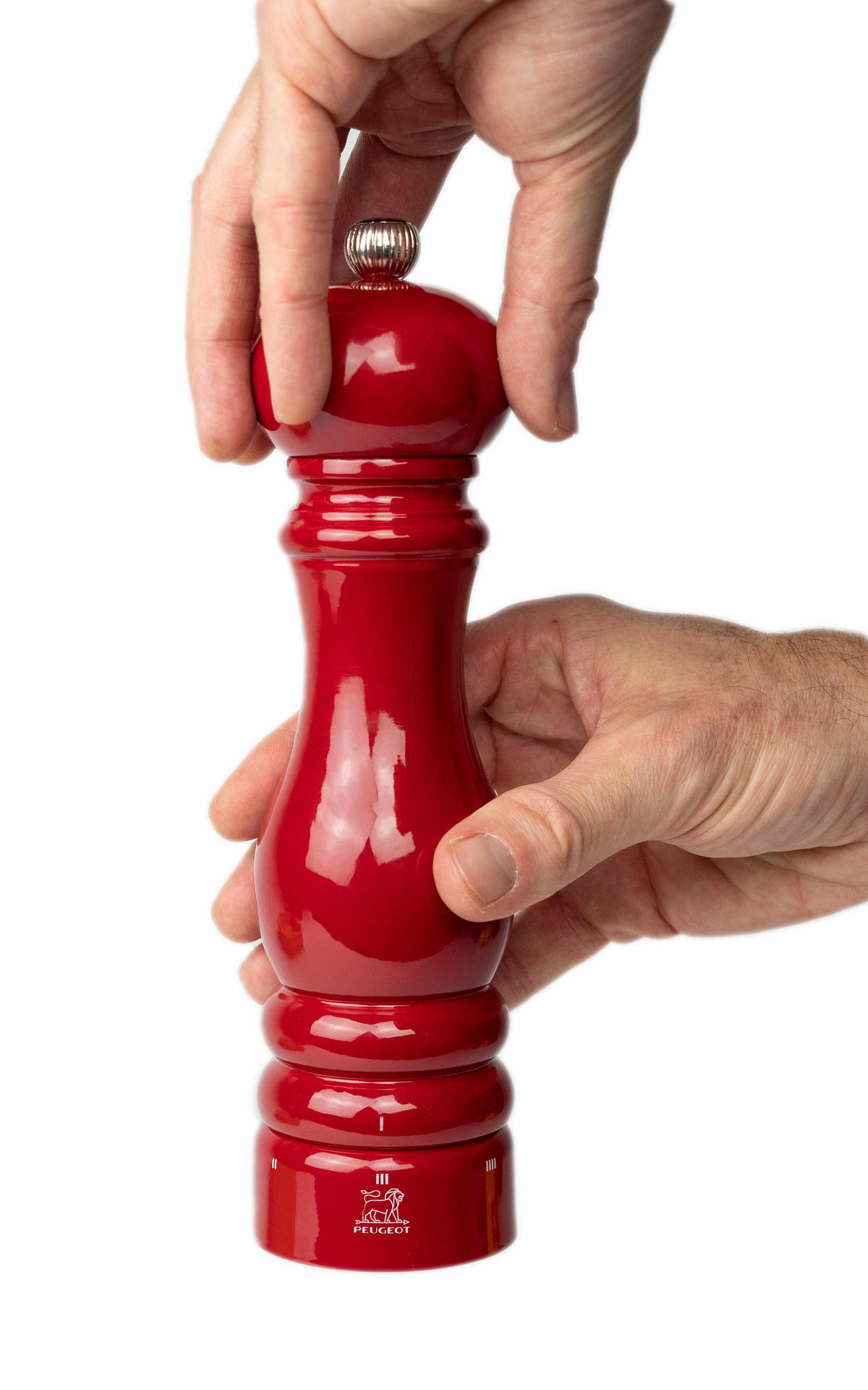 SALZMÜHLE Paris uSelect 22cm Buchenholz Passionsrot Zirkonia-Mahlwerk - Rot, Holz (5.9/22/5.9cm) - PEUGEOT