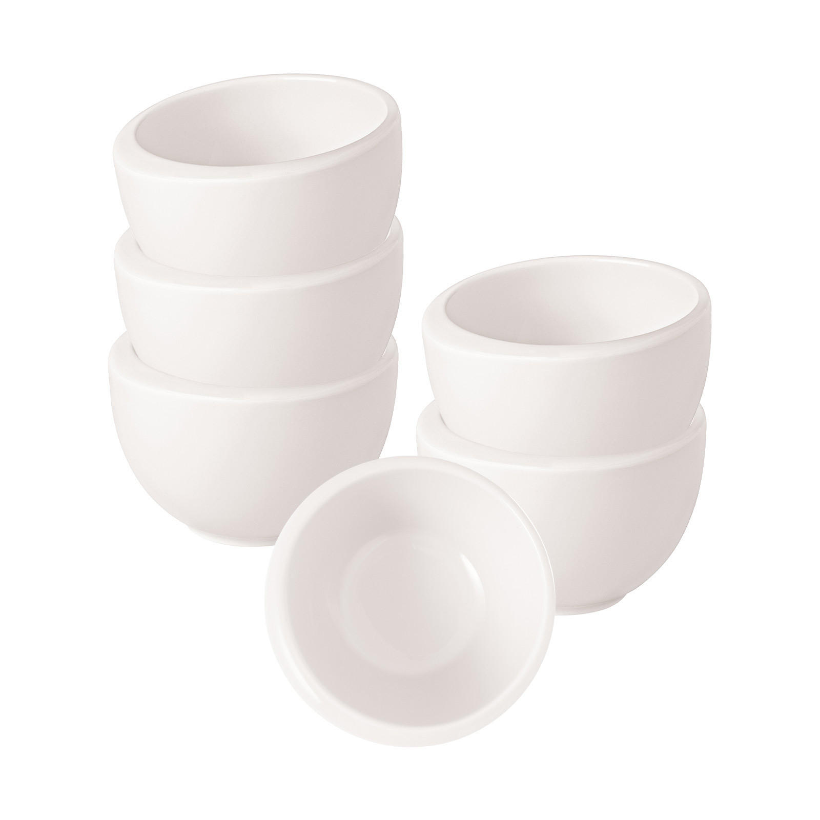 MOKKA- / ESPRESSOTASSEN NewMoon weiß 100 ml 6er Set - Weiß, Keramik (0.1L) - Villeroy & Boch