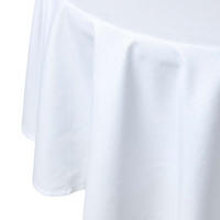 TISCHDECKE weiß rund 178 cm, 100% Baumwolle - Weiß, Textil (178/178cm) - Homescapes