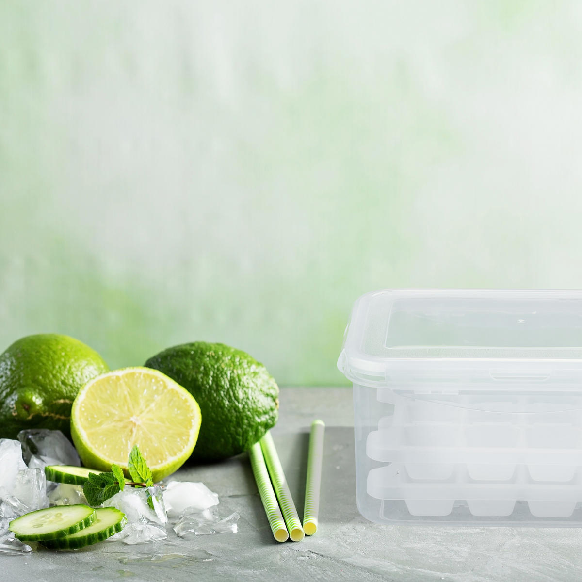 6TLG.EISWÜRFELFORMSET - Transparent, Kunststoff (22/11/15cm) - Relaxdays