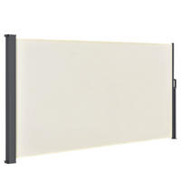 SEITENMARKISE Dubai beige 300x180 cm - Beige, Kunststoff (300/180/300cm) - Juskys