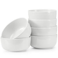 SCHÜSSEL-SET VICTO 6 Personen 6-tlg, matt - Weiß, Keramik - KONSIMO®