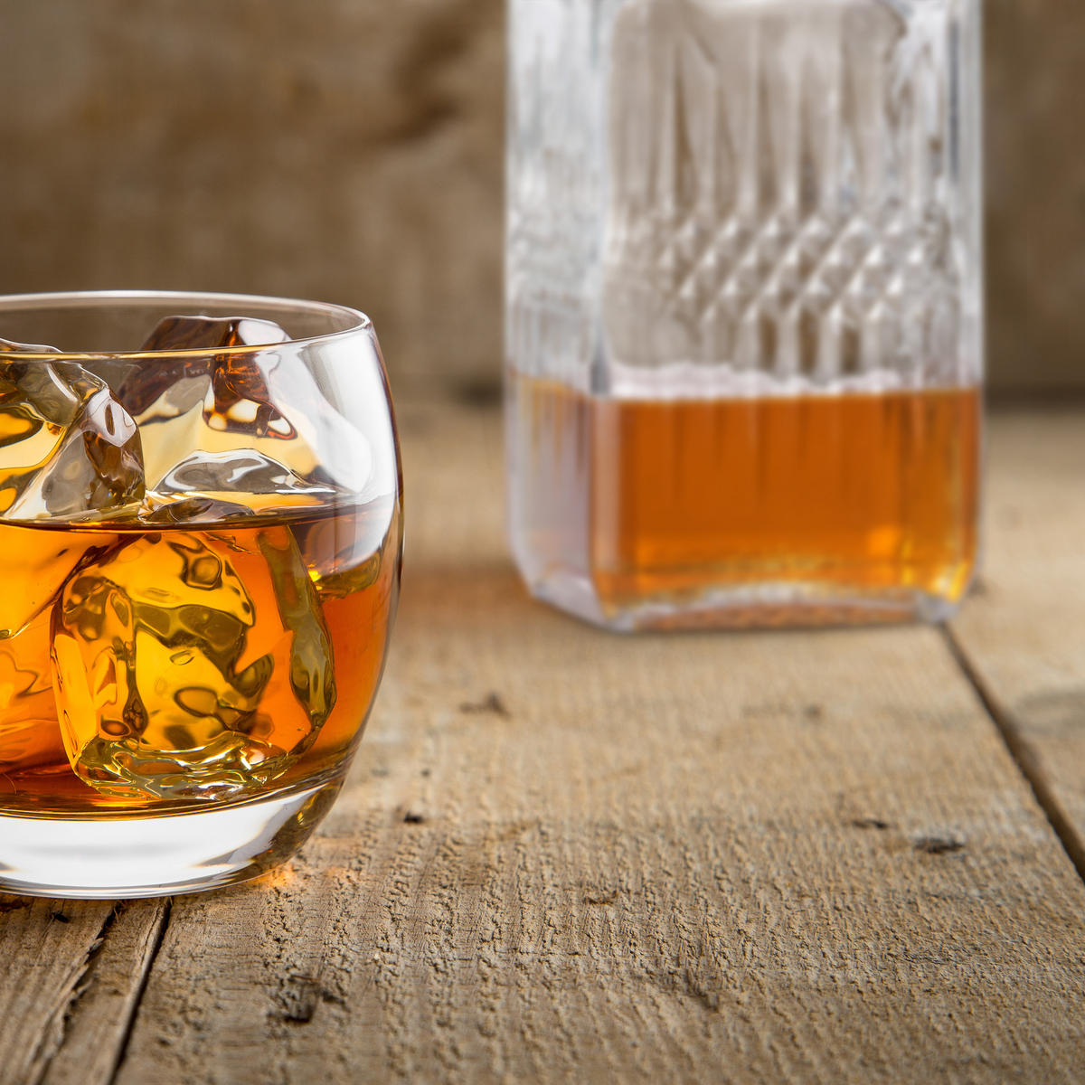 KARAFA na whisky - priehľadné, sklo (0.9L) - Relaxdays