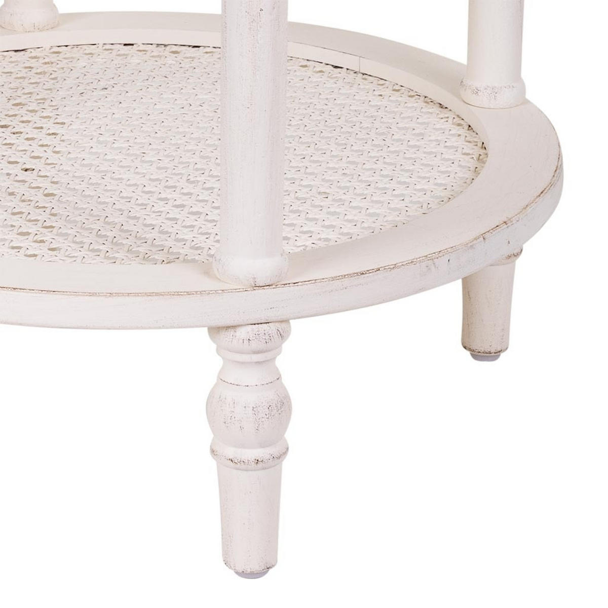 TISCH, 50x60cm - Weiß, Holzwerkstoff (50/50/60cm) - Wanderlust