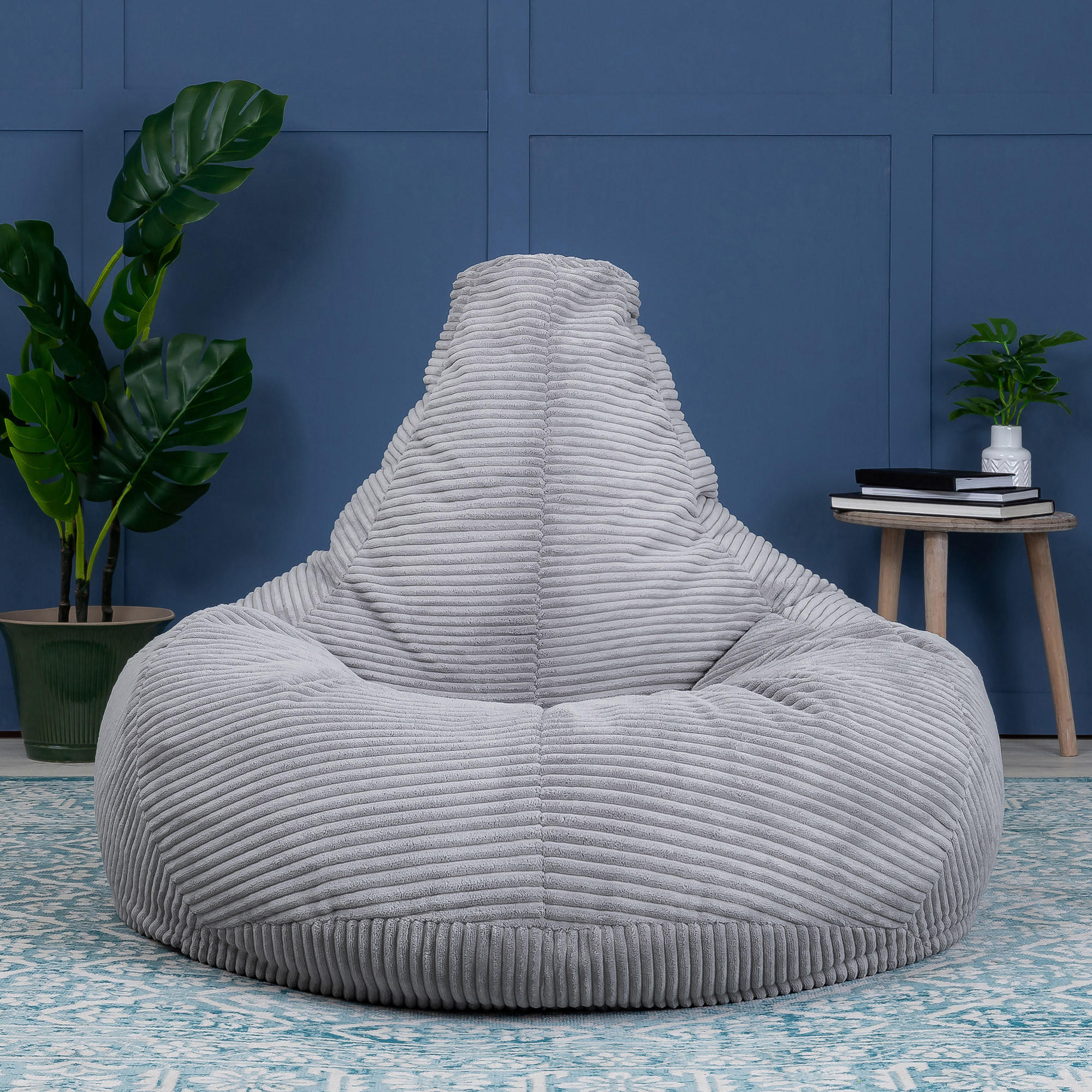 Thumbnail - icon Sitzsack, Grau, Kunststoff, 2-Sitzer, 90x73x84 cm, Hergestellt in Deutschland, Wohnzimmer, Hocker, Sitzsäcke, XXL S...