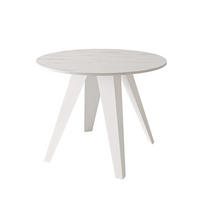 ESSTISCH ausziehbar auf MDF, Weiß - Weiß, Holzwerkstoff (90/90/76cm) - Idohome
