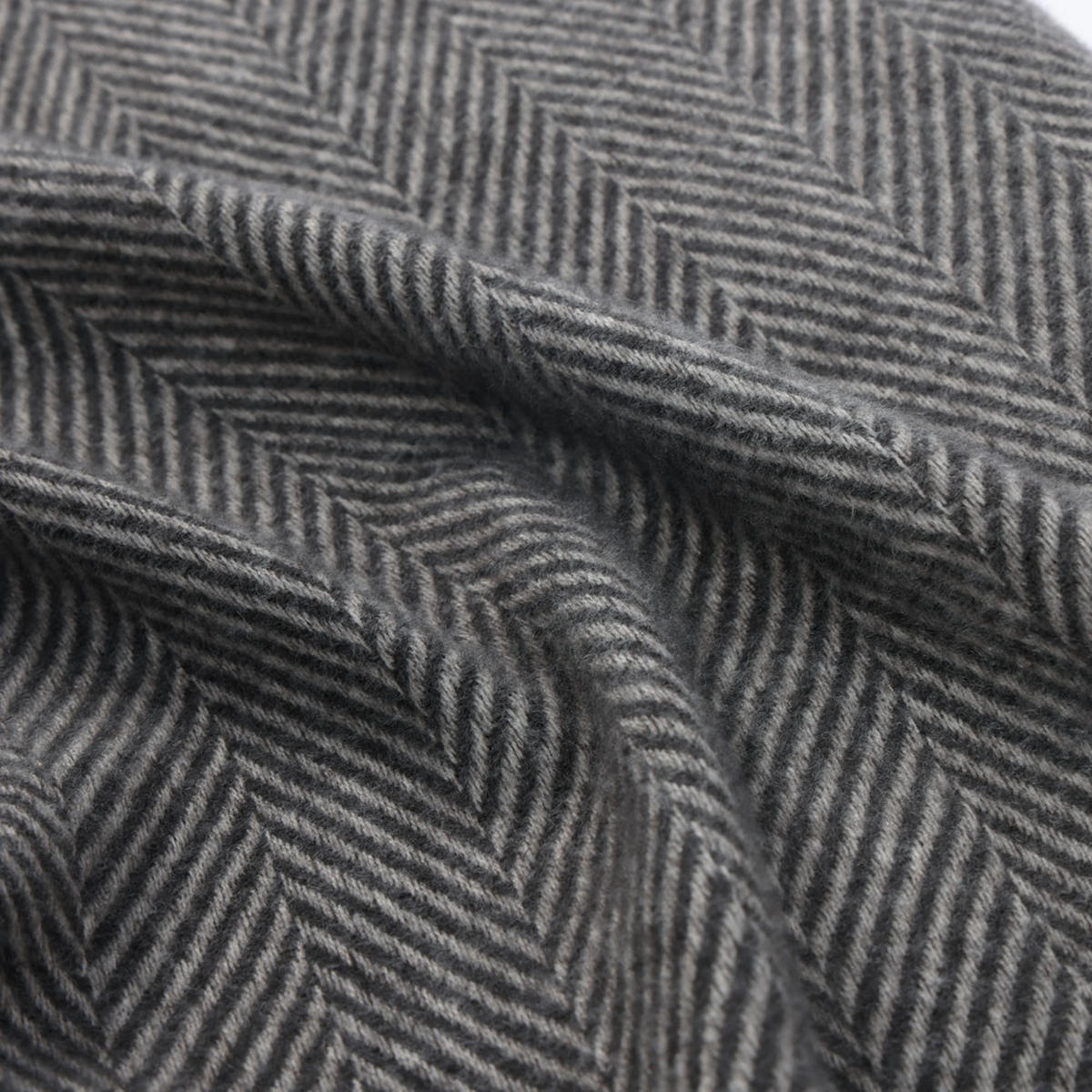 WOLLDECKE MILA - Farbe: Anthrazit, Größe: 140 x 200 cm - Anthrazit, Kunststoff (140/200cm) - Home Deluxe