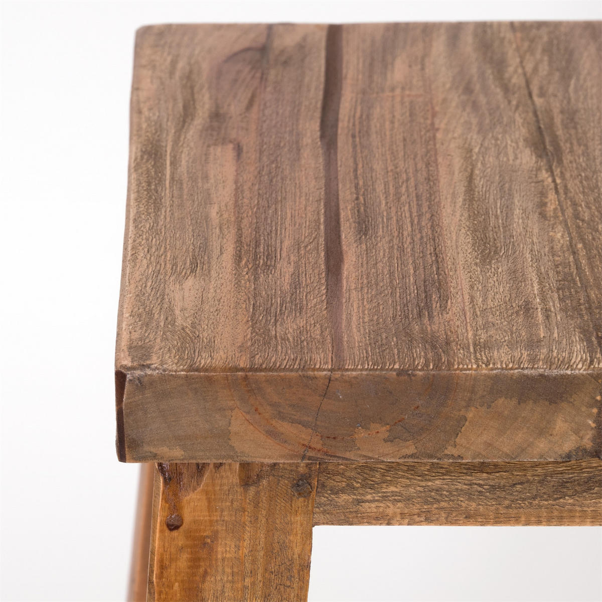 BARHOCKER Nippo Massivholz naturfarben - Naturfarben, Holz (35/70/35cm) - DESIGN DELIGHTS
