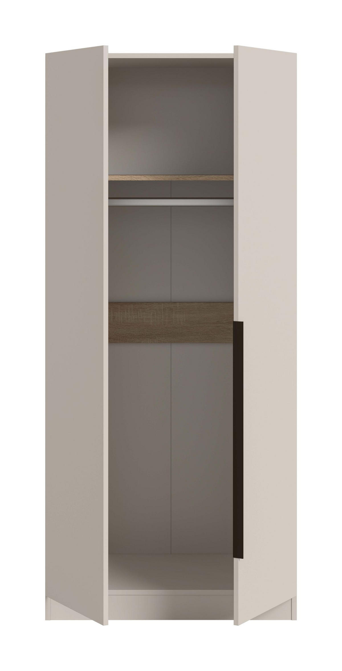 KLEIDERSCHRANK 2-türig ALVAS (B/H/T: ca. 80/181/52 cm) in Kaschmir/Kaschmir - Kaschmir, Holz (80/181/52cm)