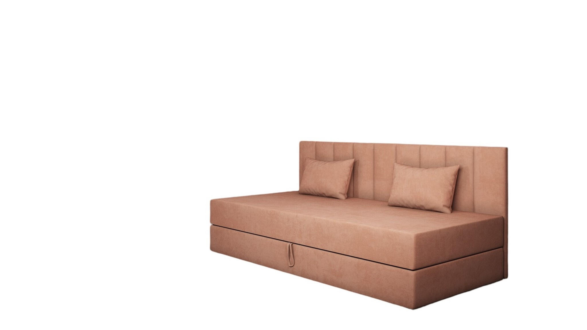 SOFA Margot In Opera - Hellrosa, Holzwerkstoff/Textil (200/90/97cm) - Fun Möbel