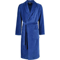 BADEMANTEL HERREN SCHALKRAGEN LUXURY HOME 1716 SAPHIR - 166 - Blau, Textil (Snull) - Cawoe