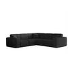 ECKSOFA Univ Celes Premium Ascot Bukla - Schwarz, Holzwerkstoff/Textil (246/246cm) - Fun Möbel