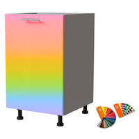 UNTERSCHRANK Brerra D1D/50 50 / 50 / 82 cm - Multicolor/Grau, Holz/Holzwerkstoff (50/82/50cm) - Feldmann-Wohnen