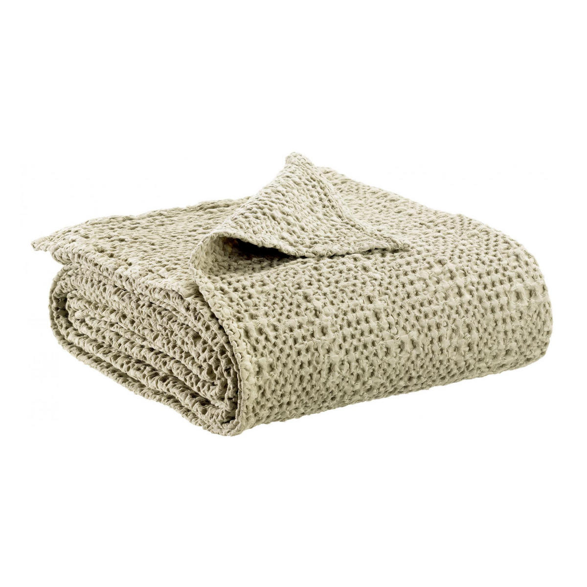 BETTÜBERWURF Tana kiefernwald 180 x 260 cm - Kieferfarben, Textil (180/260cm) - Vivaraise