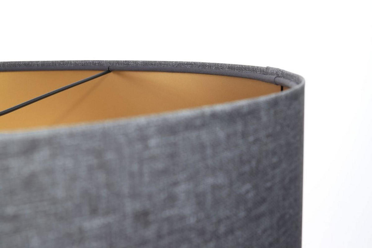 HÄNGELEUCHTE Grau 40/25 cm - Goldfarben/Grau, Kunststoff (40/0.5/25cm) - ONZENO