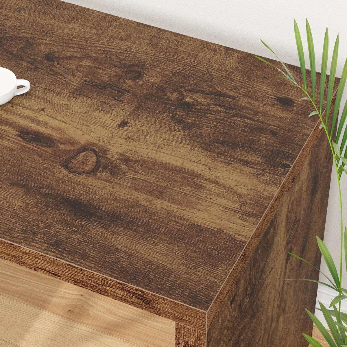 SCHREIBTISCH mit Schubladen flexibel 140 x 50 x 76 cm - Alteiche, Holzwerkstoff/Metall (50/140/76cm) - Quality Elegance