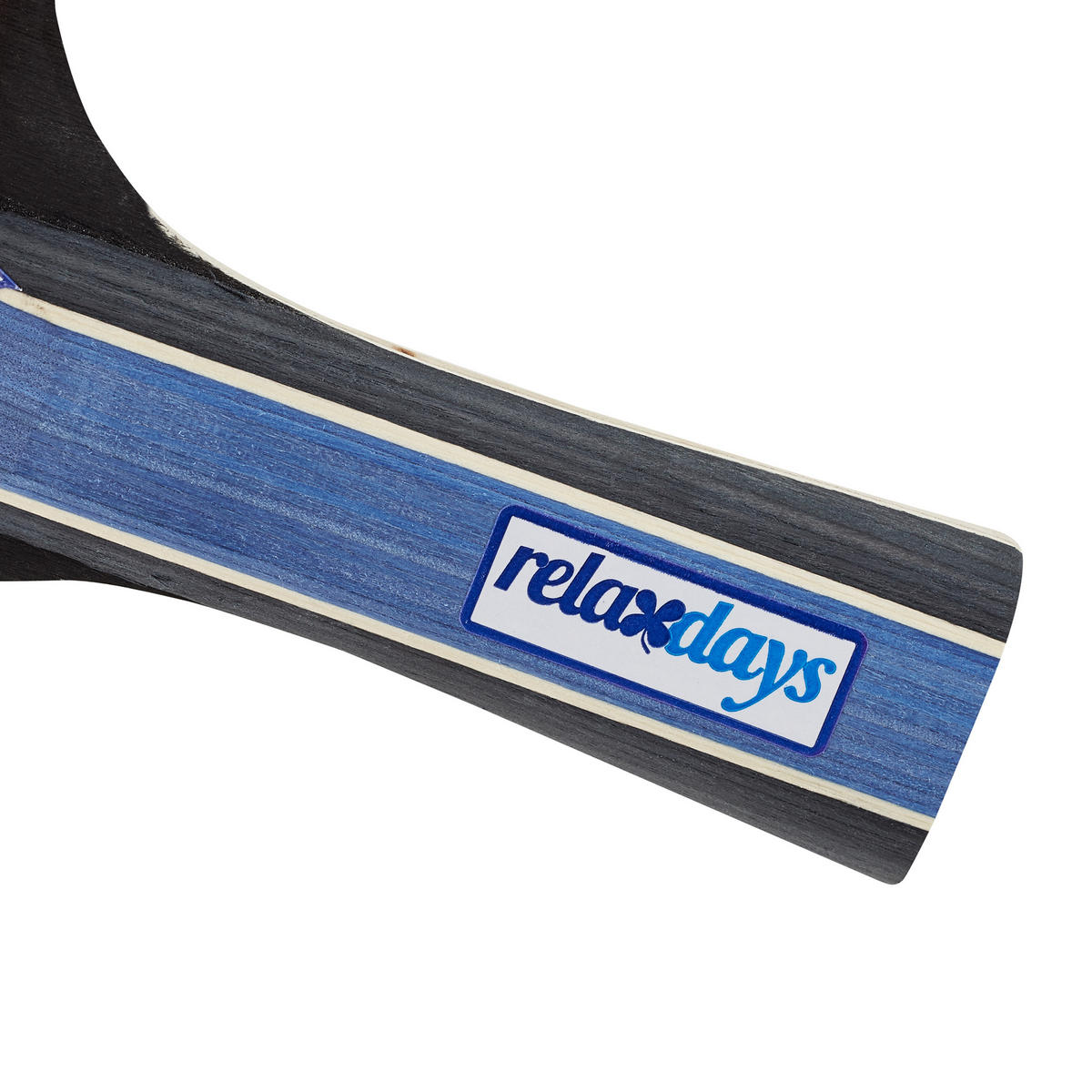 9DÍLNÁ sada na stolní tenis - různobarevná, dřevo/plast (18/4.5cm) - Relaxdays