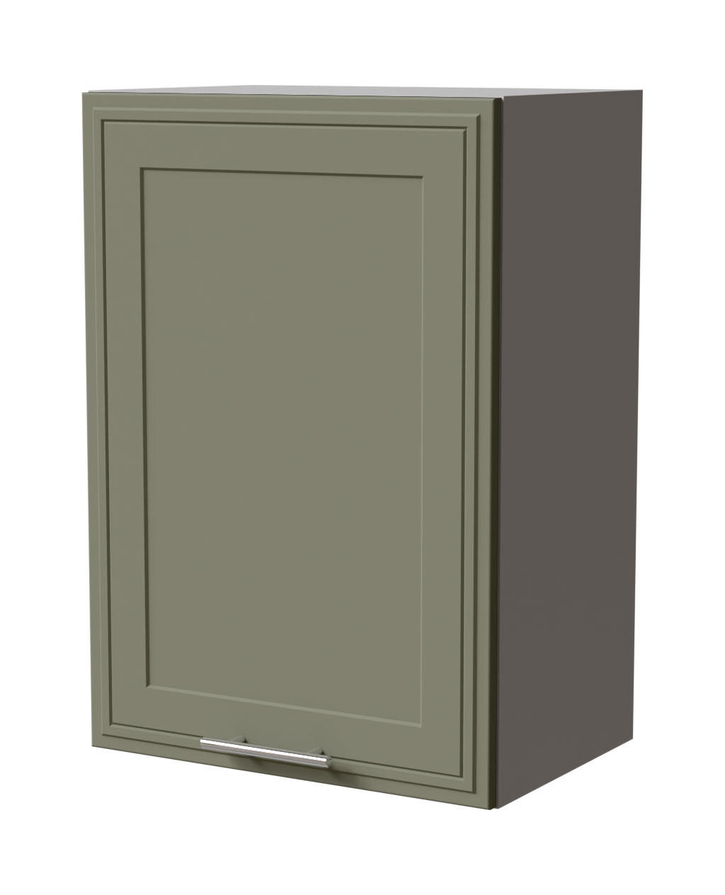HÄNGESCHRANK Salo W2/50 Grau / Reed Green Matt 50 / 32,5 / 72cm - Grau/Grün, Holz/Holzwerkstoff (50/72/32.5cm) - Feldmann-Wohnen