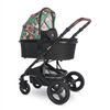 KOMBIKINDERWAGEN Boston 2 in 1 blumen Sportsitz Babywanne Mückennetz bis 22 kg - Multicolor, Metall (106/60/118cm) - Lorelli