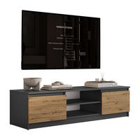 LOWBOARD HANA 140 cm Artisan Eiche / Anthrazit - Eiche Artisan, Holzwerkstoff (140/36/40cm) - Lookway