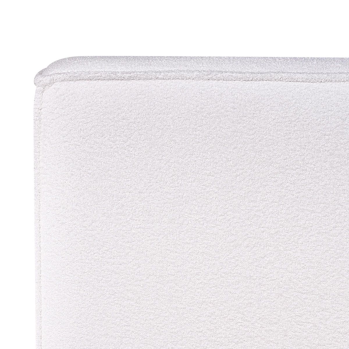 POLSTERBETT mit Lattenrost 180x200 cm Weiß Linards - Weiß, Textil (180/200cm) - Beliani