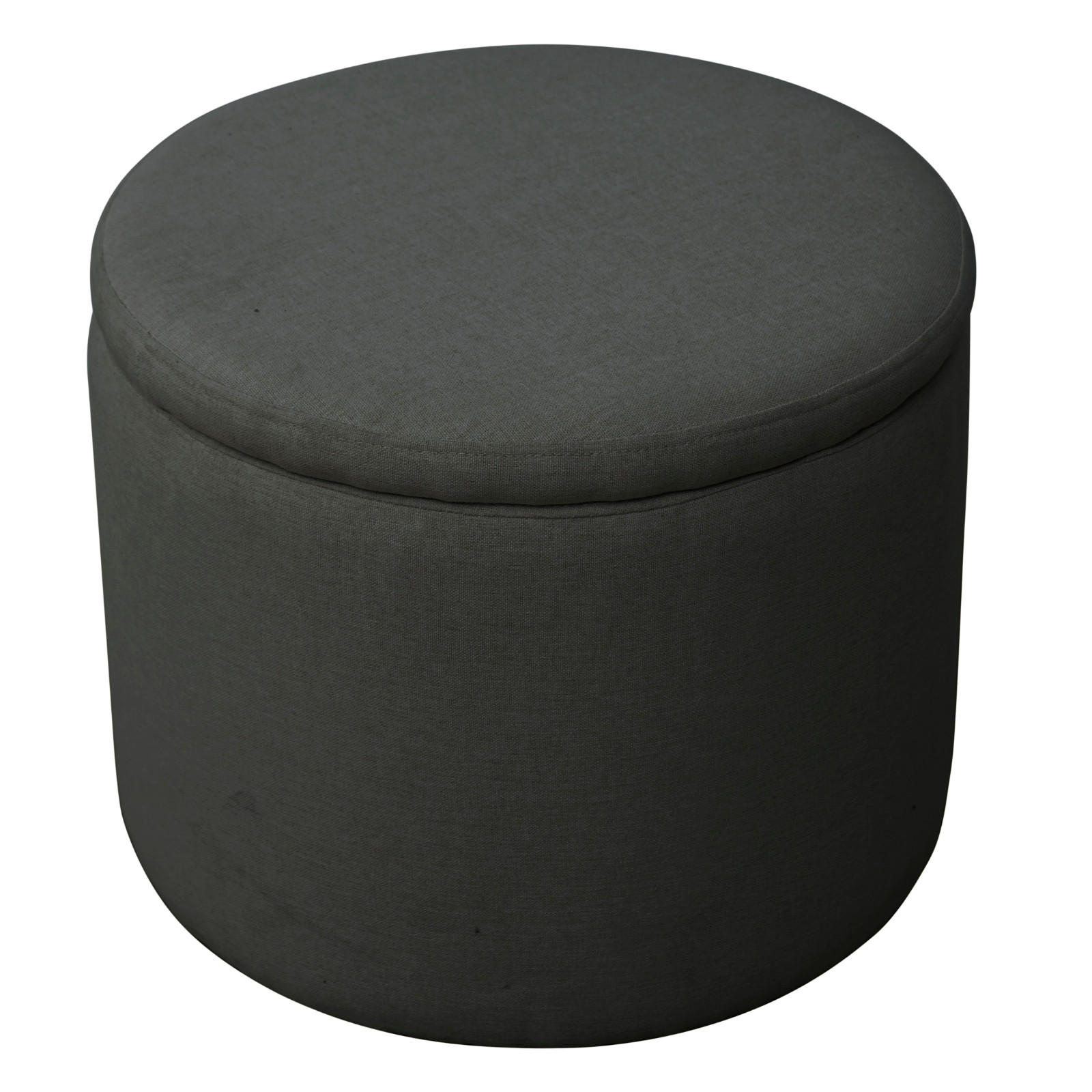 HOCKER AMBER Anthrazit - Anthrazit, Textil (44/35/44cm) - SVITA