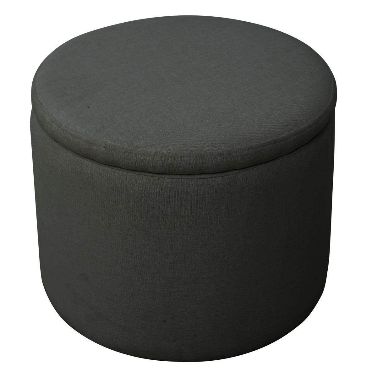 HOCKER AMBER Anthrazit - Anthrazit, Textil (44/35/44cm) - SVITA