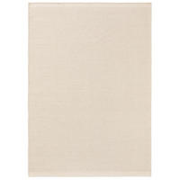 WOLLTEPPICH Rocco Weiß 250x350 cm - Weiß, Naturmaterialien/Textil (250/350cm) - benuta Pure