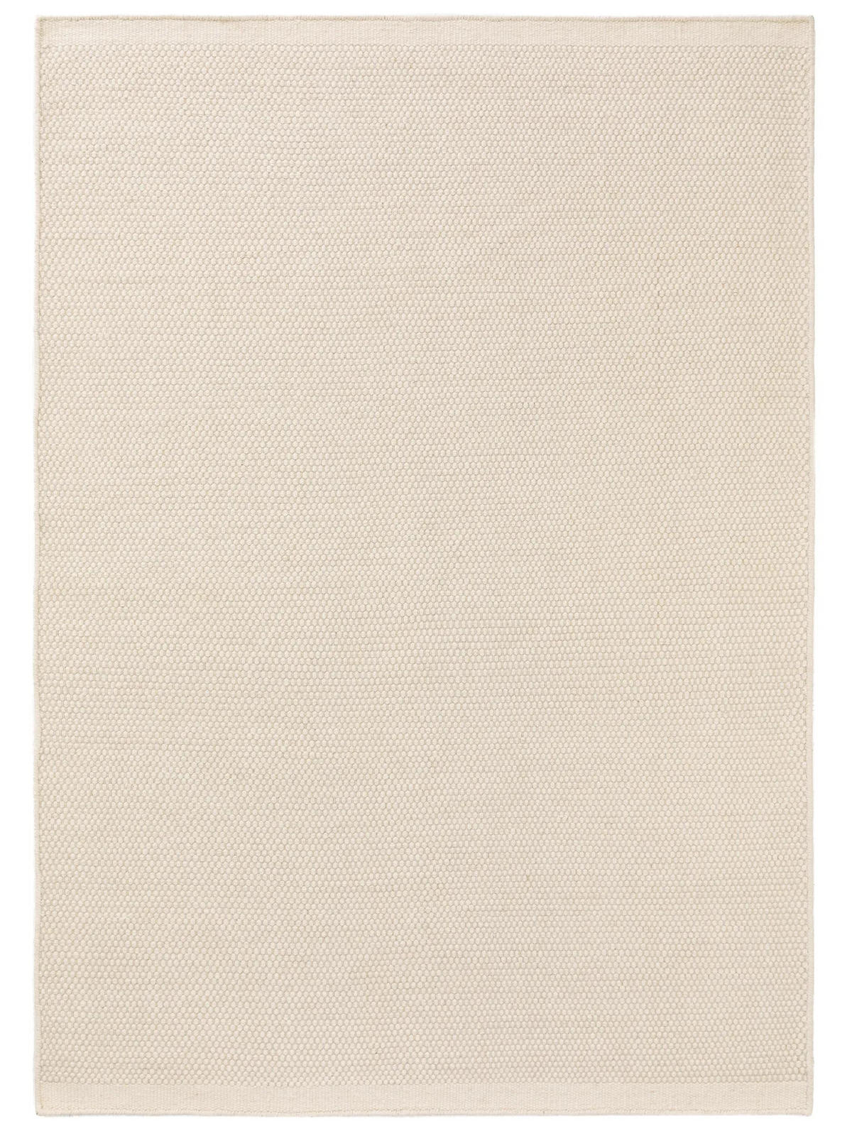WOLLTEPPICH Rocco Weiß 250x350 cm - Weiß, Naturmaterialien/Textil (250/350cm) - benuta Pure