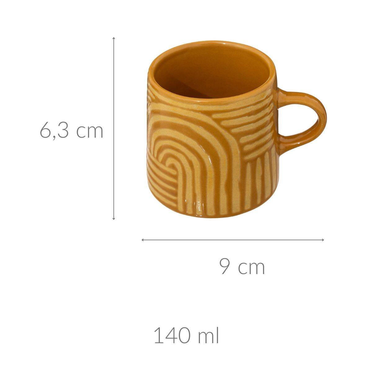 ESPRESSOTASSE Soley 140 ml - Gelb, Keramik (9L) - Secret de Gourmet