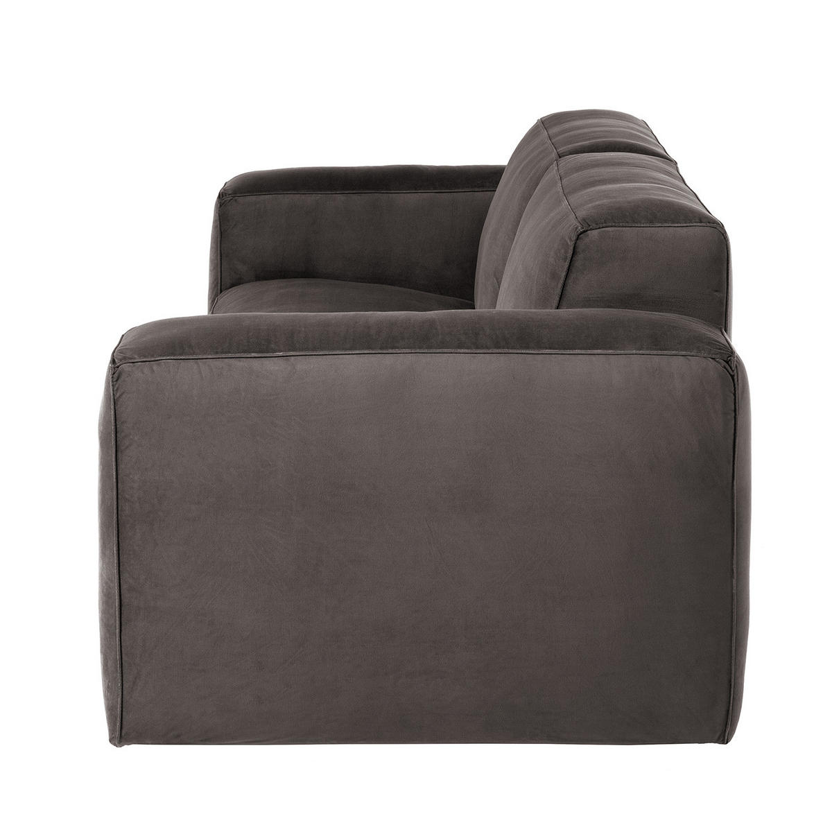 2-SITZER SOFA - Graubraun, Textil (190/75/96cm) - home24