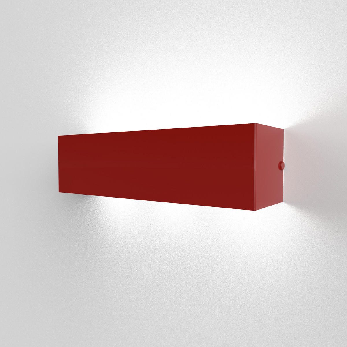 WANDLEUCHTE - Rot, Metall (45/10/10cm) - Lumicom