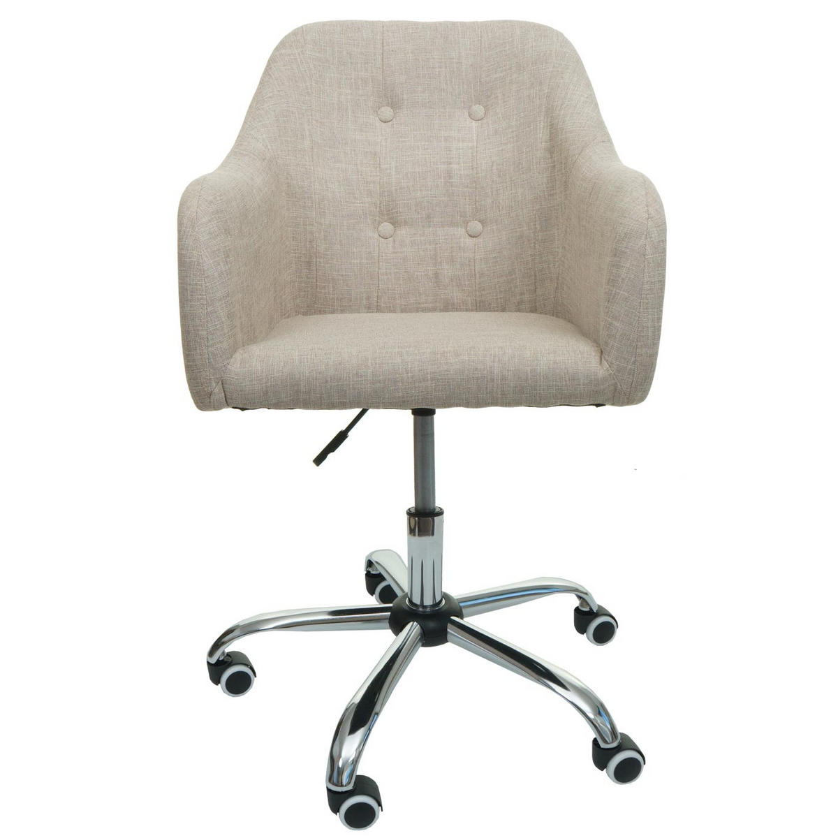 BÜROSTUHL Beige - Beige, Textil (57/95/62cm) - MCW