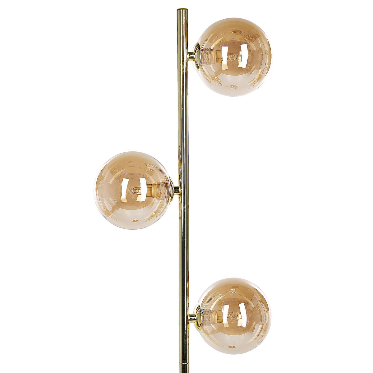 STEHLAMPE Ramis 23/23/154 cm - Goldfarben, Metall (23/23/154cm) - Beliani