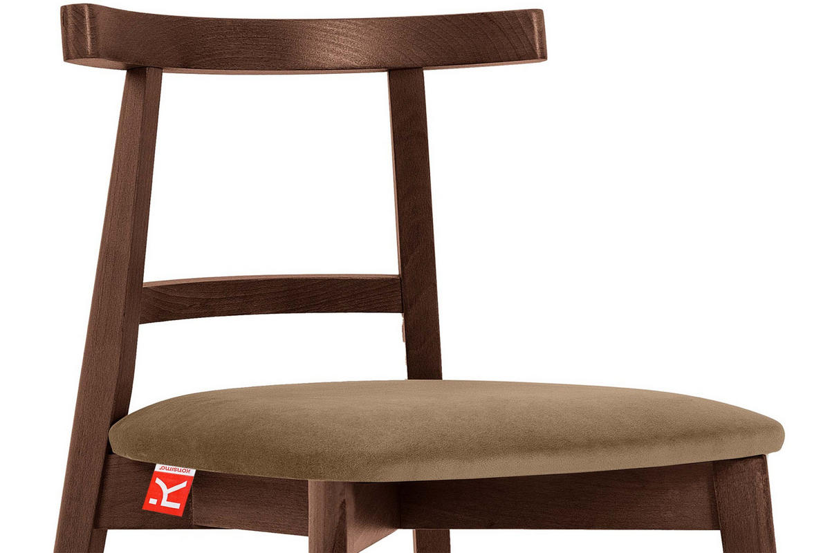 ESSTISCHSTÜHLE LILIO 2 St Vintage, Beige / mittelbraun - Beige/Braun, Holz/Textil (47/76/45cm) - KONSIMO®
