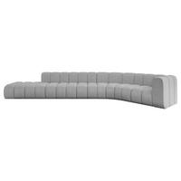 ECKSOFA modulares Sofa Tilmo-L2 - 490x194x70 cm Hellgrau - Hellgrau, Holzwerkstoff/Textil (490/194cm) - ALTDECOR