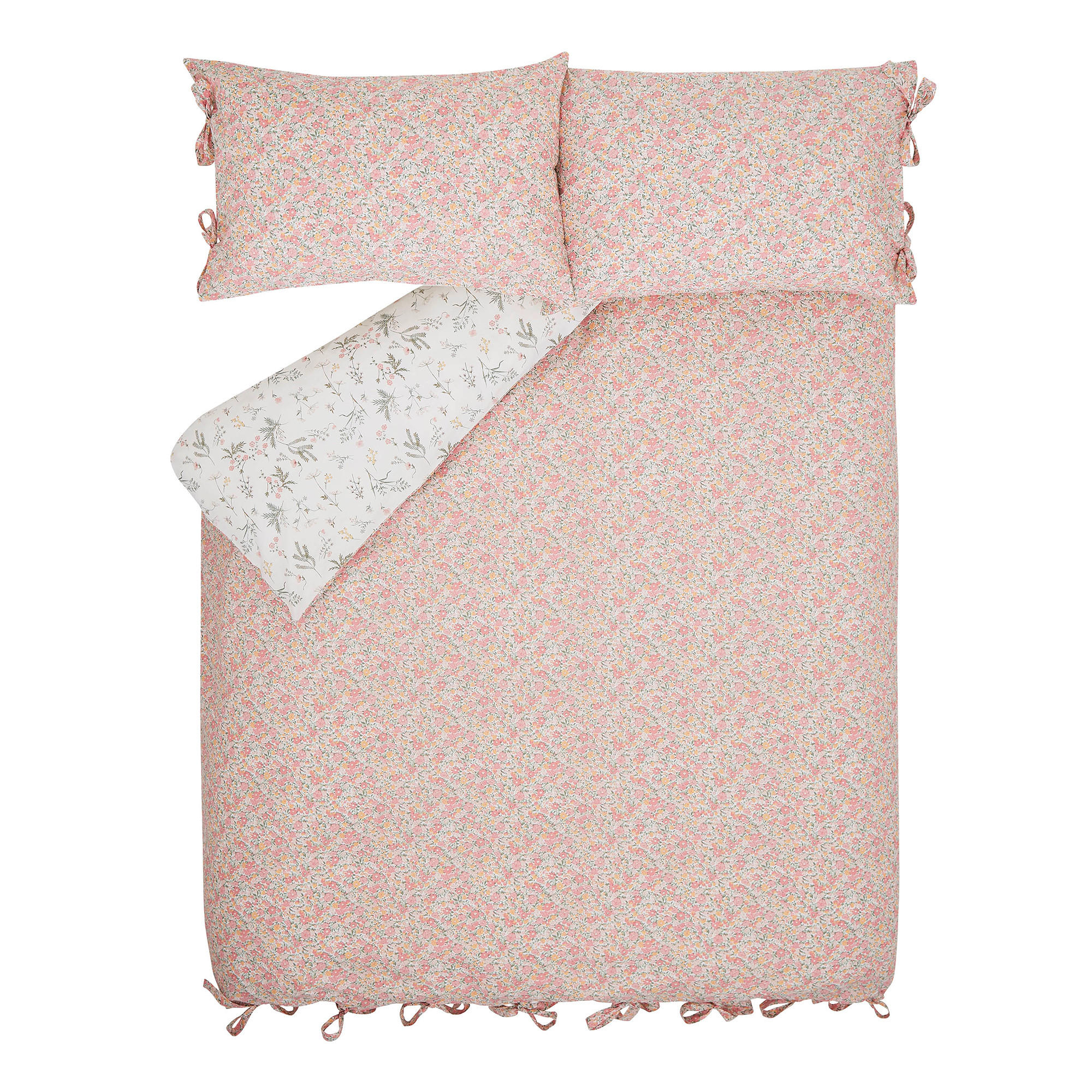 BETTWÄSCHE Loveston Coral Pink 200cm x 200cm - Pink, Textil (200/200cm) - LAURA ASHLEY