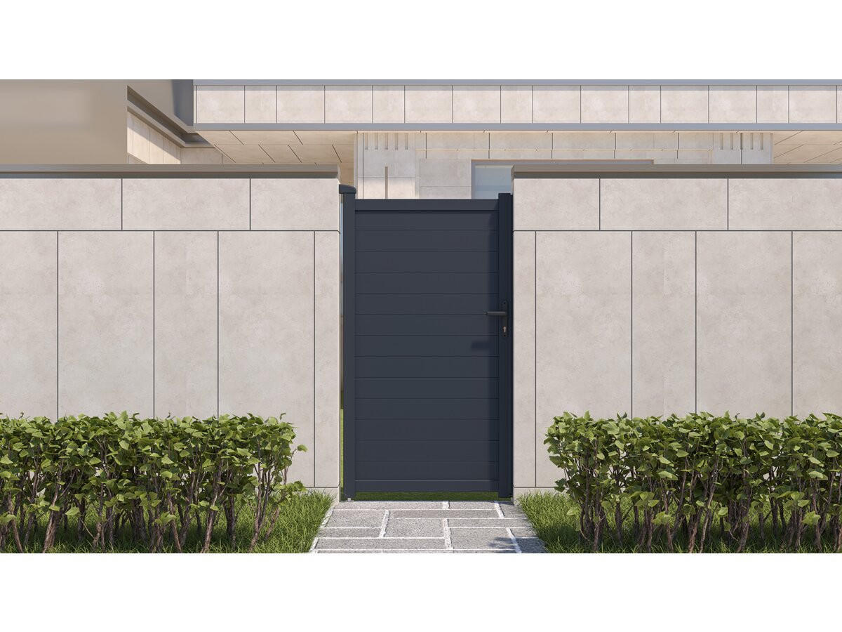 TOR marc Grau - Grau, Metall (1/181/101cm) - Habitat Garten